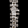 Estate Oscar Heyman Natural Faicy Pink, Green,Orange & White Diamond Platinum Necklace. All weights estimated.
