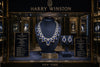 Estate Harry Winston Ceylon Sapphire and Diamond Platinum Earring and Necklace Set ( Box & Papers)