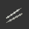 Italian Manufacturer Custom Made 10 Stone .25 cttw Diamond 18kt. White Gold Pendant