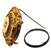 Victorian Estate Liodet-Geneva Switerland 15KT Yellow Gold & Rose Cut Diamond Earrings, Pendant & Brooch Locket. Original Fitted Box Circa 1855-1870