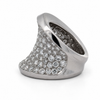 Estate Cartier Chalice Collection 6.60cttw Diamond 18Kt White Gold Wide Ring