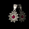 Estate 1.00ct. Fine Ruby & Diamond Platinum Pendant