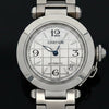 Estate Cartier Pasha #2324 Automatic, Date Stainless Steel 36mm Watch