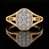 Estate Diamond 14KT Yellow Gold Ring