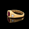 Estate 1.80ct. Ruby & Diamond 14KT Yellow Gold Ring
