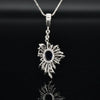 Estate Natural Color Change Alexandrite and Diamond Platinum Necklace