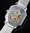 Estate Musuem Collection Corum Watch Skeleton Dial 44.20 cttw Diamond 18k White Gold Watch