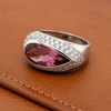 Estate Designer 2.60 ct Tourmaline Diamond Ring 12959