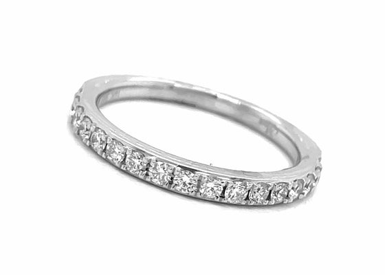 Maya Lianna Diamond and 14K White Gold Anniversary Ring