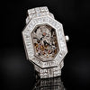 Estate Musuem Collection Corum Watch Skeleton Dial 44.20 cttw Diamond 18k White Gold Watch