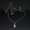 Estate Natural Color Change Alexandrite and Diamond Platinum Necklace