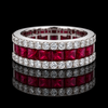 Estate Fine 2.33cttw. Ruby & Diamond 14KT White Gold Ring