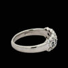 Estate Natural Color Change Alexandrite and Diamond Platinum Ring