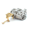 Estate Edwardian 1910 3.25cttw Diamond & Pearl 18Kt White & Yellow Pendant
