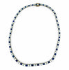Diamond and Sapphire 18K Yellow Gold Neklace