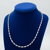 Diamond and Sapphire 18K Yellow Gold Neklace