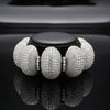 Bold 80cttw Diamond 18Kt White Gold Bracelet