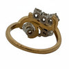 Jabel 1.25cttw Diamond 18K Yellow and White Gold Ring