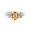 Uni Design Citrine and Diamond Ring 14852