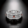 Diamond Coral Onyx White 18K White Gold Gold Bracelet