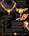 Designer Seidengang Diamond Citrine, Tourmaline 18Kt Yelllow Gold Necklace