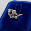 Jabel 1.25cttw Diamond 18K Yellow and White Gold Ring