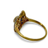 Art Deco Sapphire abd Diamond Platinum and 18Kt Yellow Gold Ring