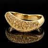 Estate Casa Damiani Yellow Sapphire 18K Yellow Gold Ring
