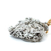 Estate Edwardian 1910 3.25cttw Diamond & Pearl 18Kt White & Yellow Pendant
