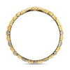 Designer 18Kt White and Yellow Gold and Diamond Collar Necklace