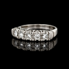 Estate Diamond Platinum Ring