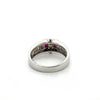 Vintage Ruby & Diamond Platinum Ring