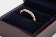  Martin Flyer Diamond and 14K Rose Gold Eternity Band