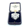 Estate Edwardian 1910 3.25cttw Diamond & Pearl 18Kt White & Yellow Pendant