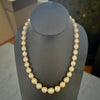 Light Golden South Sea Pearls 9x11mm 18K Yellow Gold Necklace