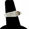 Designer MK Natural Fancy Cognac and White Diamond 18Kt White Gold Ring