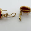 Italian Coral and 18Kt Yellow Gold Earrings