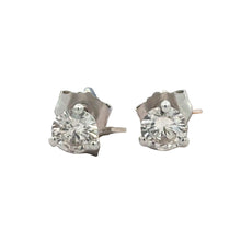  Champagne 0.75 cttw Round Brilliant Cut Diamond Stud Earrings