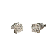 Champagne 1.50 cttw Round Brilliant Cut Diamond Stud Earrings