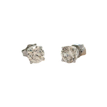  Champagne 1.25 cttw Round Brilliant Cut Diamond Stud Earrings
