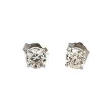  Champagne 1.00 cttw Round Brilliant Cut Diamond Stud Earrings