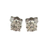 Champagne 1.00 cttw Round Brilliant Cut Diamond Stud Earrings