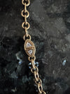 Estate Of Major Riddle aka Mr. Las Vegas Diamond, Ruby and Emerald 18k Yellow Gold 35" Necklace