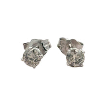  Champagne 0.50 cttw Round Brilliant Cut Diamond Stud Earrings