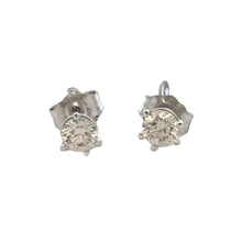  Champagne 0.50 cttw Round Brilliant Cut Diamond Stud Earrings