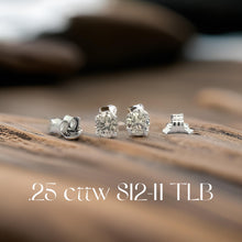  Diamond Dealer Retirement Event Champagne 0.25 cttw Round Brilliant Cut Diamond Stud Earrings 15568