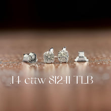  Diamond Dealer Retirement Event Champagne 0.14 cttw Round Brilliant Cut Diamond Stud Earrings 15564