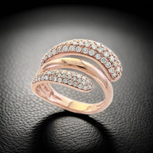  Effy Diamond and 14K Rose Gold Spiral Wrap Ring