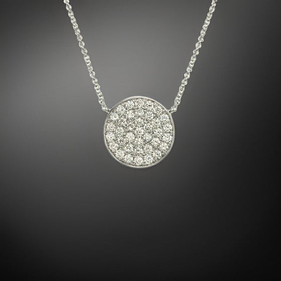 Effy .73 ctw Diamond and 14K White Gold Necklace