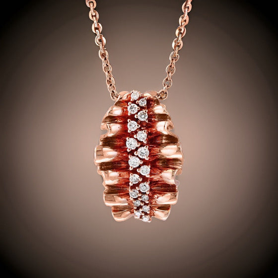 Effy Diamond and 14K Rose Gold Necklace